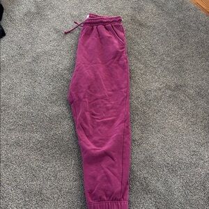 Magenta Jogger Pants
